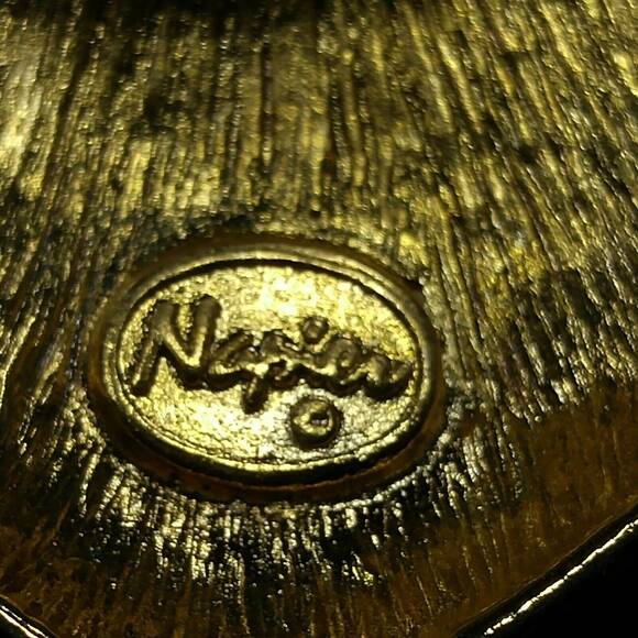 Vintage Napier Red Enamel Snake Chain Necklace, 1980s, 15" - Picture 5 of 8